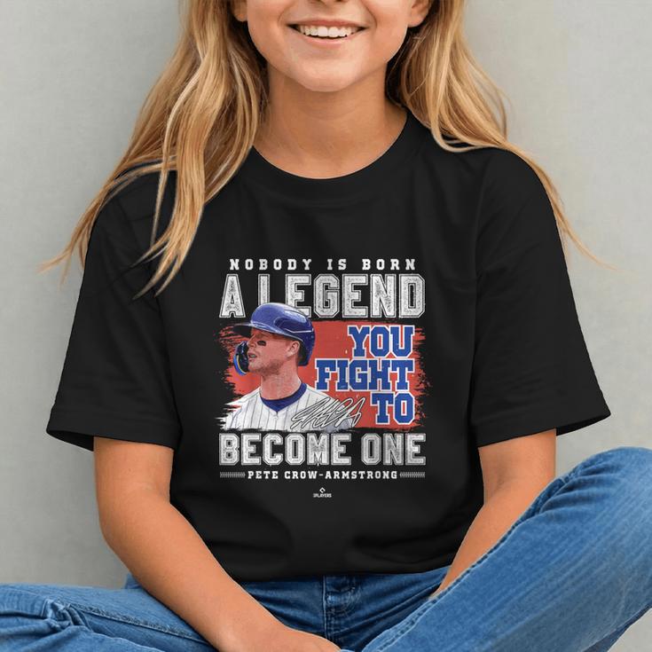 Nobody Is Born A Legend Pete Crow Armstrong Chicago Baseball Graphic Youth