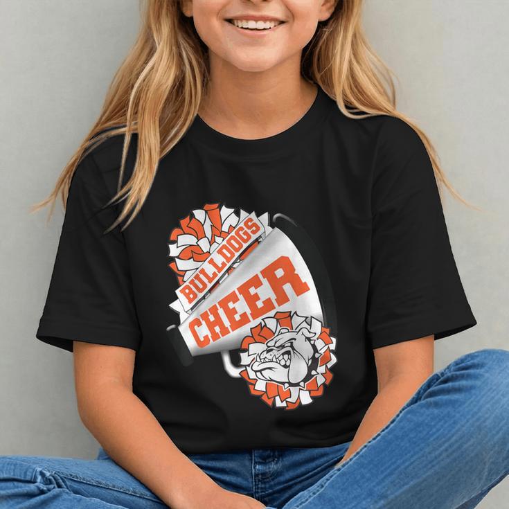 Orange Pride: Bulldogs Cheer Team Back to School Youth T-shirt