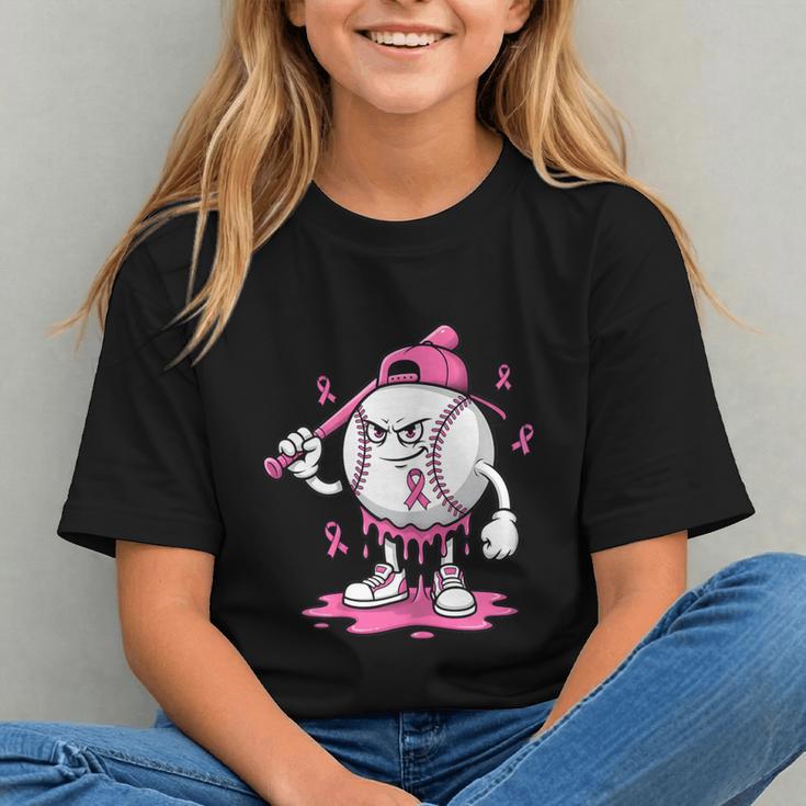 Pink Ribbon Baseball Breast Cancer Awareness Graphic Youth Pink Ribbon Baseball Breast Cancer Awareness Graphic Youth