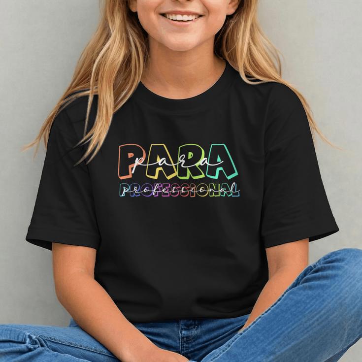 Proud Paraeducator Back to School Pride Youth T-Shirt