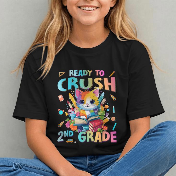 Purr-fectly Ready for 2nd Grade! Back to School Youth T-shirt