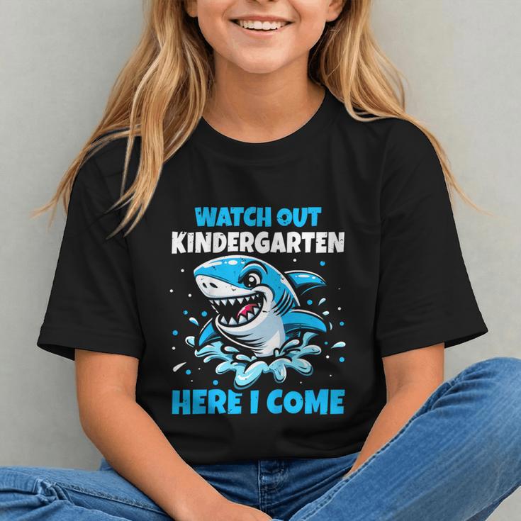 Ready to Attack Kindergarten! Shark Back to School Youth T-Shirt Ready to Attack Kindergarten! Shark Back to School Youth T-Shirt
