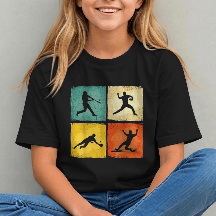 Retro Style Baseball Lover Playing Men Women Kids Baseball Graphic Youth Retro Style Baseball Lover Playing Men Women Kids Baseball Graphic Youth