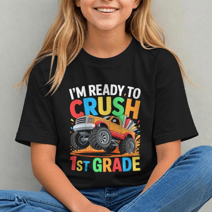 Roar into 1st Grade! Dinosaur Back to School Youth T-Shirt Roar into 1st Grade! Dinosaur Back to School Youth T-Shirt