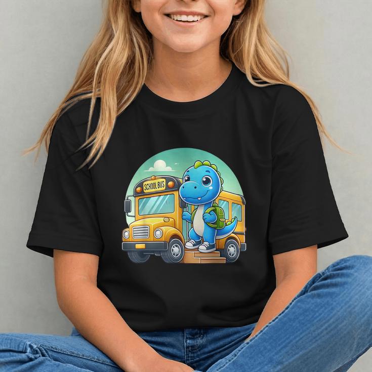 Roaring Dino Bus Ride! Back to School Youth T-shirt Roaring Dino Bus Ride! Back to School Youth T-shirt