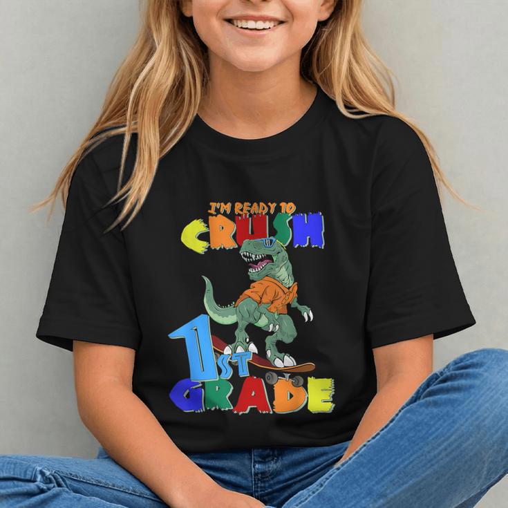 Roaring into 1st Grade! Dinosaur Back to School Youth T-shirt Roaring into 1st Grade! Dinosaur Back to School Youth T-shirt