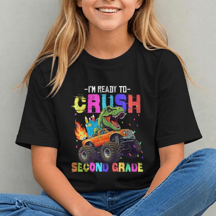Roaring into 2nd Grade! Dinosaur Back to School Youth T-shirt Roaring into 2nd Grade! Dinosaur Back to School Youth T-shirt