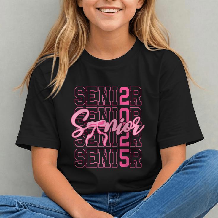 Rock the Coquette Pink Bow for Senior Year Youth T-shirt Rock the Coquette Pink Bow for Senior Year Youth T-shirt