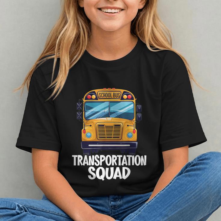 Roll with the Bus Transportation Squad Back to School Youth T-Shirt Roll with the Bus Transportation Squad Back to School Youth T-Shirt