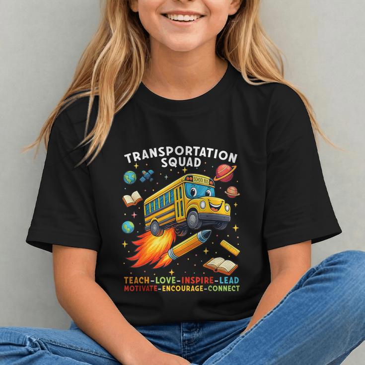 Roll with the Transportation Squad Back to School Youth T-shirt Roll with the Transportation Squad Back to School Youth T-shirt