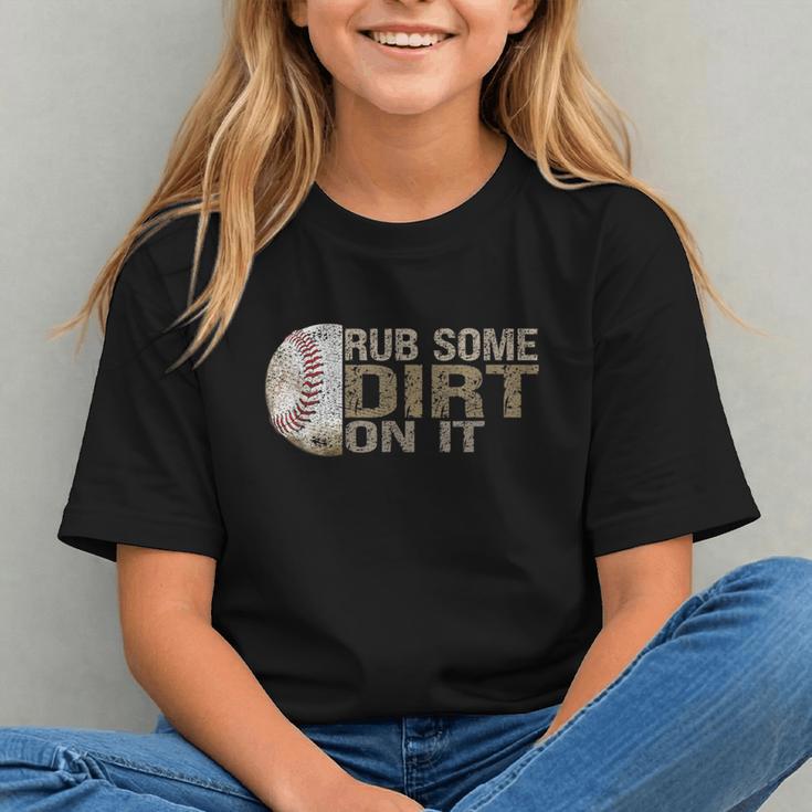 Rub Some Dirt On It Baseball Graphic Youth Rub Some Dirt On It Baseball Graphic Youth