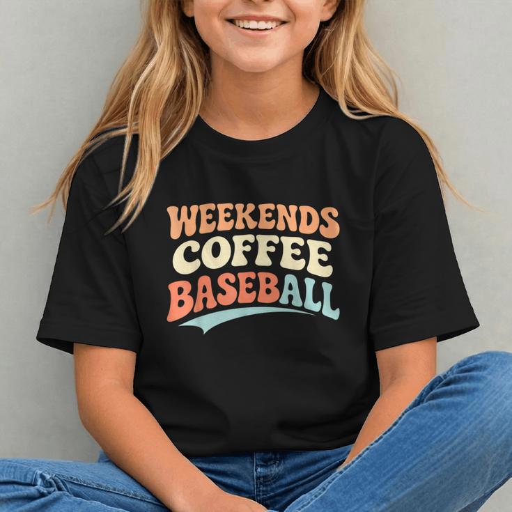 Weekends Coffee Baseball Retro Vibes Graphic Youth Weekends Coffee Baseball Retro Vibes Graphic Youth