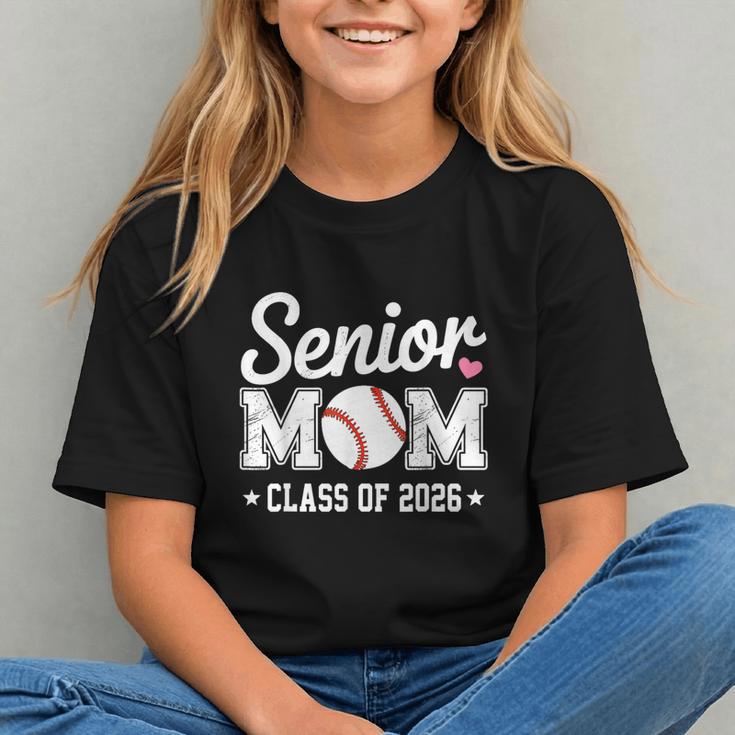 Senior Mom Class Of 2026 Baseball Retro Mom Graduation 2026 Graphic Youth