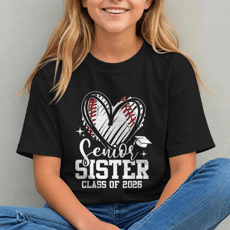 Senior Sister Class Of 2026 Baseball Graduation Heart Graphic Youth Senior Sister Class Of 2026 Baseball Graduation Heart Graphic Youth