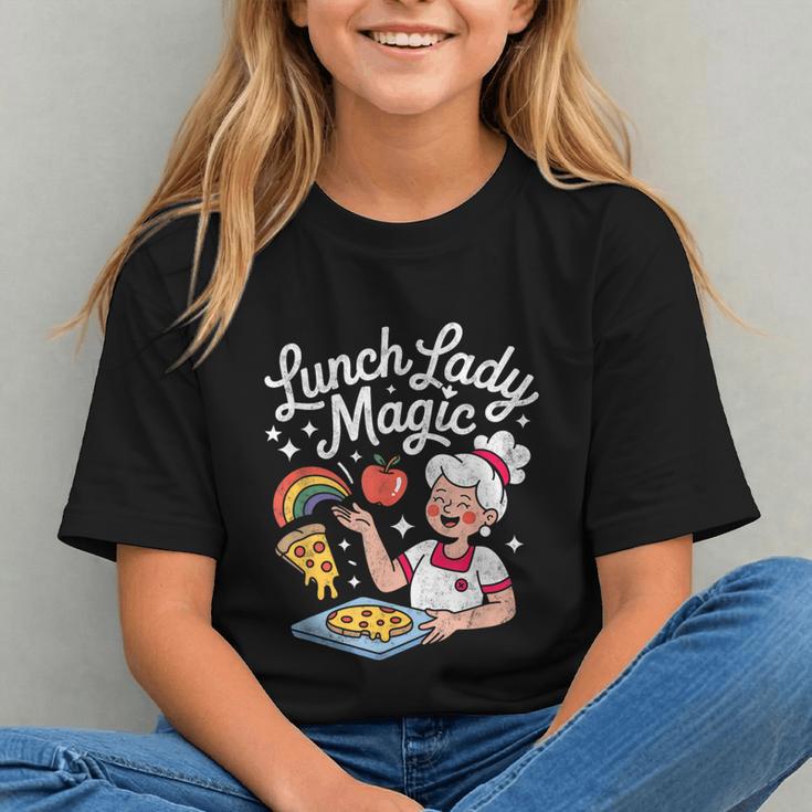 Serving Up Magic! Back to School Lunch Lady Youth T-Shirt Serving Up Magic! Back to School Lunch Lady Youth T-Shirt