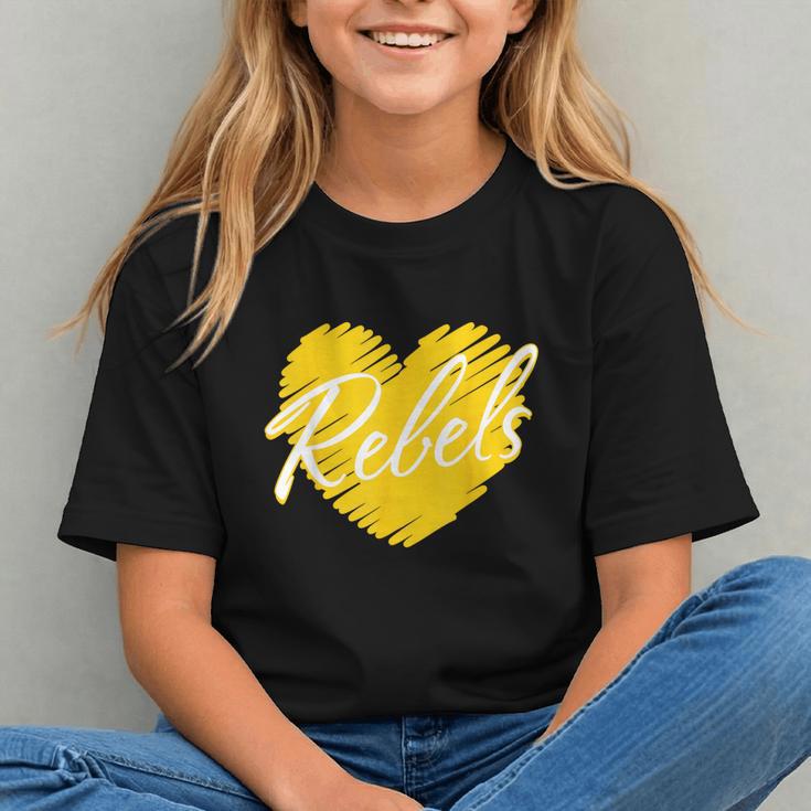 Show Your Rebels Heart Back to School Youth T-shirt Show Your Rebels Heart Back to School Youth T-shirt