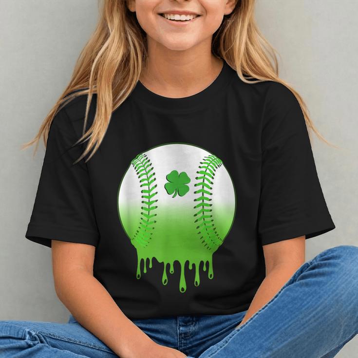 St Patricks Day Shamrock Baseball Irish Boys Kids Men Graphic Youth