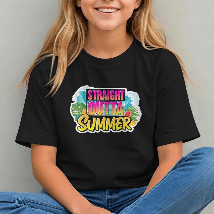 Straight Outta Summer! First Day Back to School Youth T-Shirt