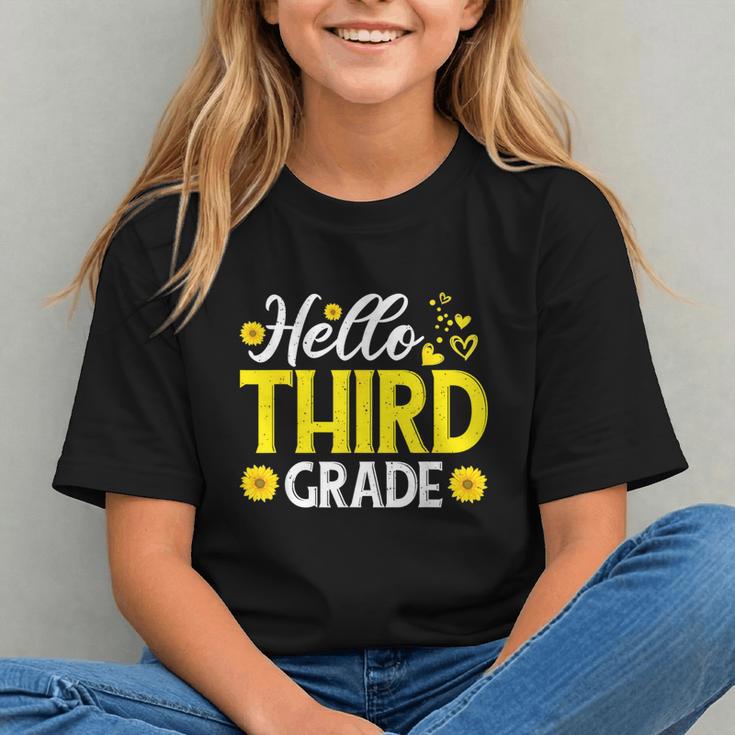 Sunny Sunflower Vibes for 3rd Grade Back to School Youth T-Shirt Sunny Sunflower Vibes for 3rd Grade Back to School Youth T-Shirt