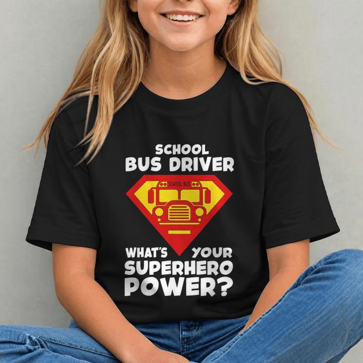 Super Bus Driver Hero: Back to School Youth T-shirt Super Bus Driver Hero: Back to School Youth T-shirt