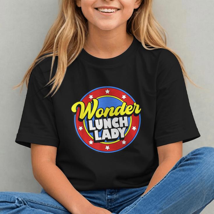 Superhero Power Lunch Lady Back to School Youth T-shirt Superhero Power Lunch Lady Back to School Youth T-shirt