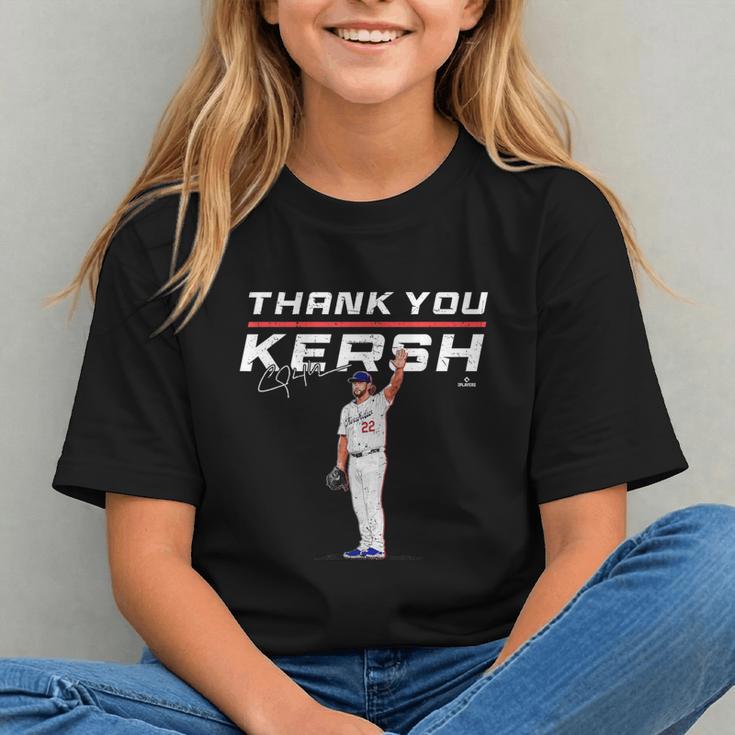 Thank You Kersh Clayton Kershaw Los Angeles Baseball MLBPA Graphic Youth