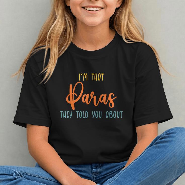 The Legendary Para Is Back to School Youth T-shirt The Legendary Para Is Back to School Youth T-shirt