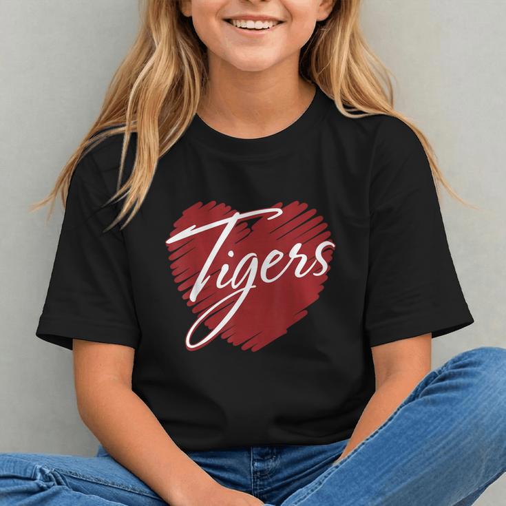 Tigers Heart Back To School Spirit M Graphic Youth Tigers Heart Back To School Spirit M Graphic Youth