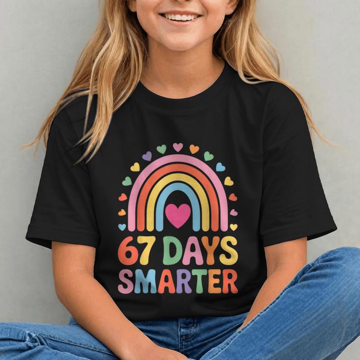 Vibrant Rainbow 67 Days Smarter Back to School Youth T-Shirt