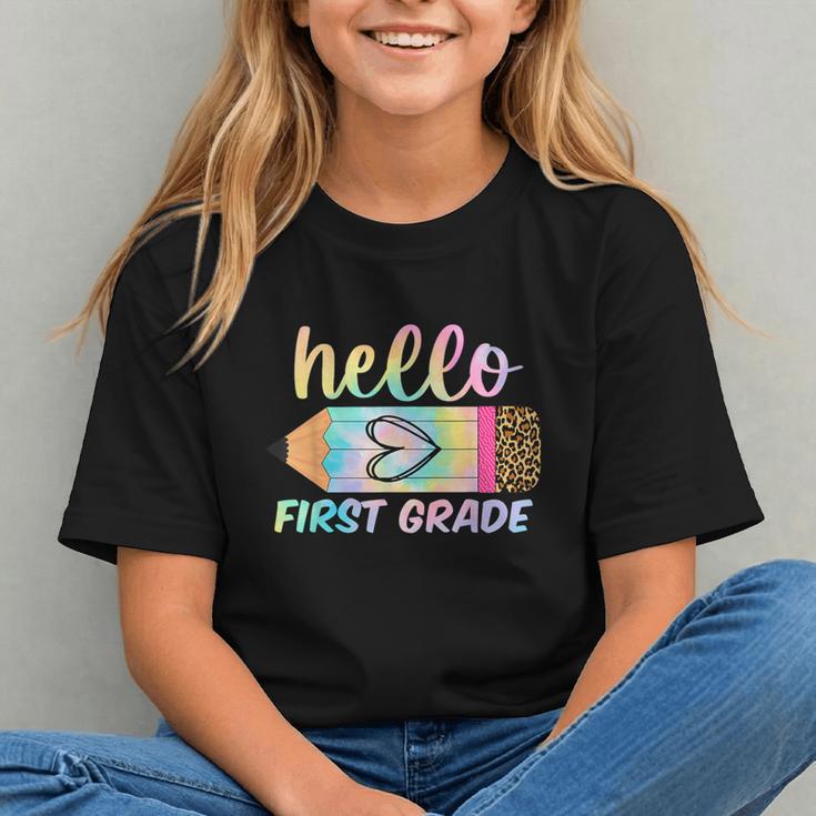 Vibrant Tie-Dye Vibes for 1st Grade Back to School Youth T-shirt