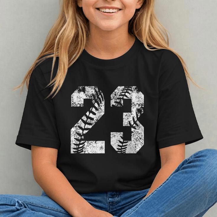 Vintage Baseball Number 23 Jersey Player Uniform Graphic Youth Vintage Baseball Number 23 Jersey Player Uniform Graphic Youth