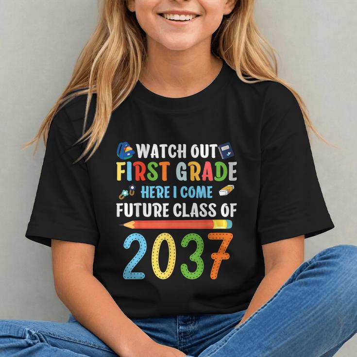 Watch Out First Grade Here I Come Back to School Youth T-shirt Watch Out First Grade Here I Come Back to School Youth T-shirt