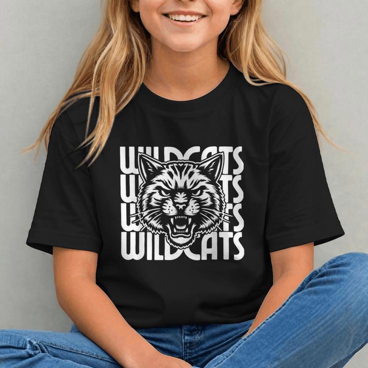 Wildcats School Spirit Team Wildcat Go Back To School Graphic Youth Wildcats School Spirit Team Wildcat Go Back To School Graphic Youth