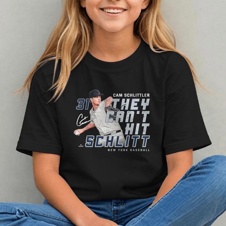 They Can't Hit Schlitt Cam Schlittler New York Baseball MLBP Graphic Youth They Can't Hit Schlitt Cam Schlittler New York Baseball MLBP Graphic Youth
