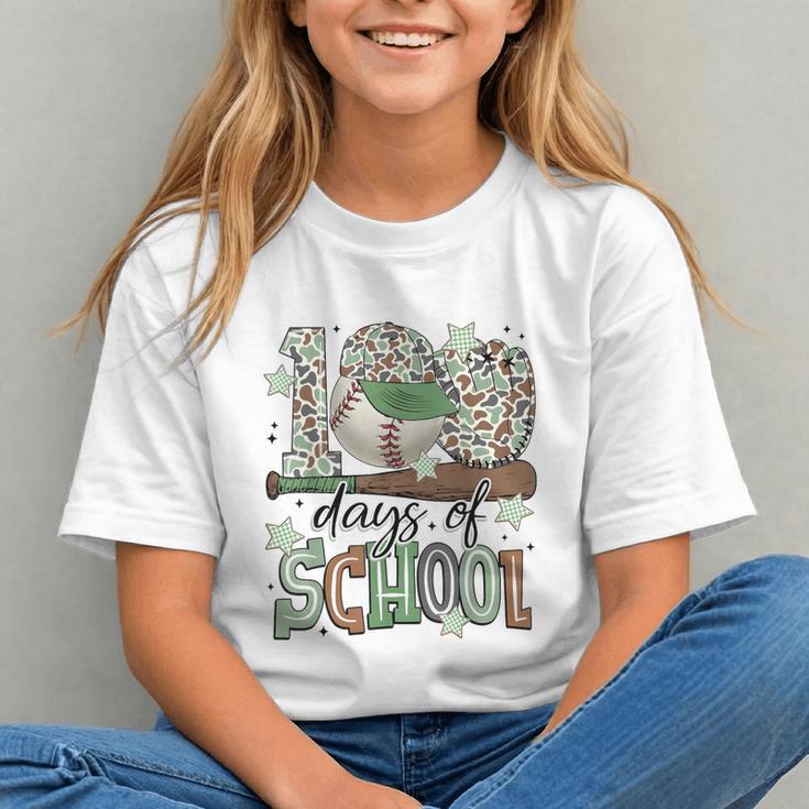 100 Days Of School Baseball Camo Men Boy Kid Graphic Youth 100 Days Of School Baseball Camo Men Boy Kid Graphic Youth