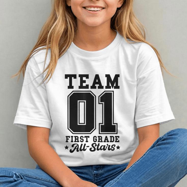 1st Grade All-Stars Basketball Back to School Youth T-shirt