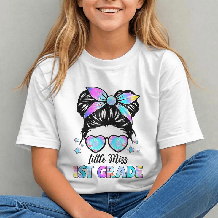 1st Grade Vibes Messy Bun Back to School Youth T-shirt 1st Grade Vibes Messy Bun Back to School Youth T-shirt