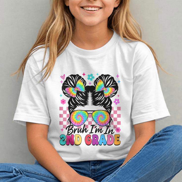 2nd Grade Bruh! Messy Bun Back to School Youth T-Shirt 2nd Grade Bruh! Messy Bun Back to School Youth T-Shirt