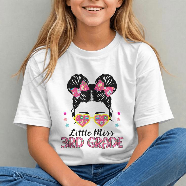 3rd Grade Vibes Messy Bun Back to School Youth T-Shirt 3rd Grade Vibes Messy Bun Back to School Youth T-Shirt