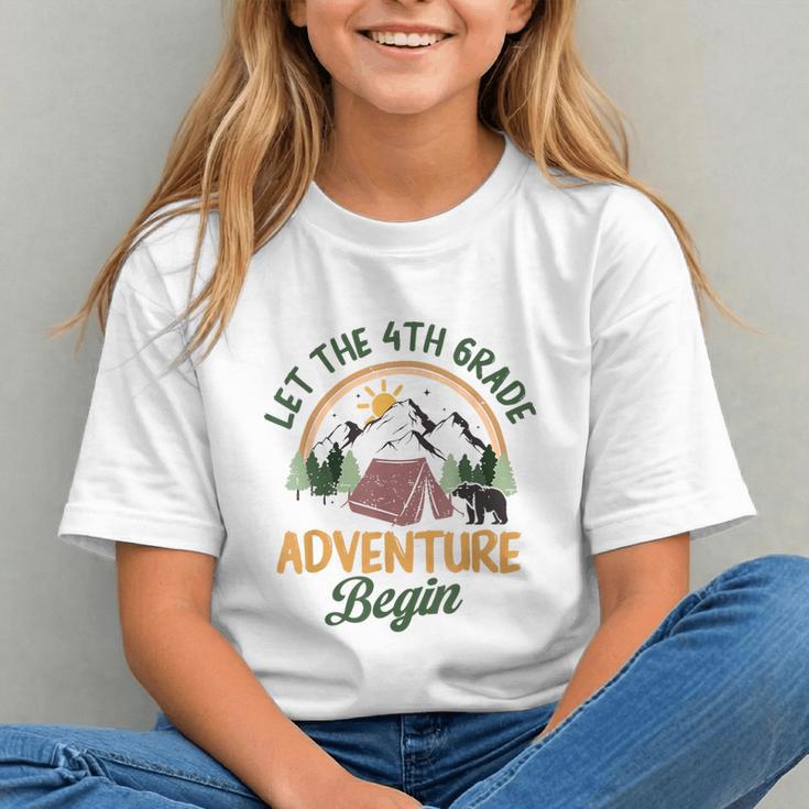 4th Grade Camping Adventure Back to School Youth T-shirt 4th Grade Camping Adventure Back to School Youth T-shirt