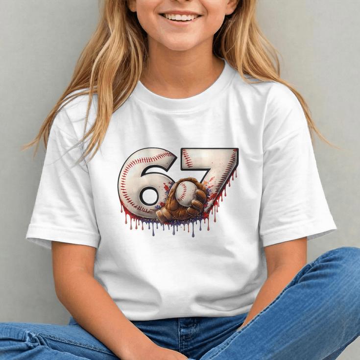 6 7 Six Seven American Baseball Graphic Graphic Youth