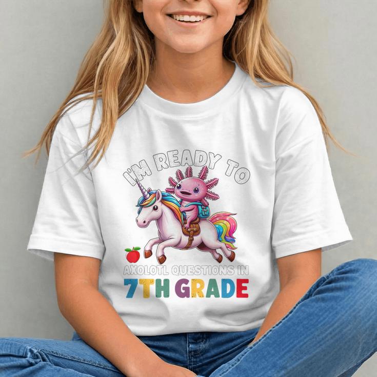 7th Grade Axolotl Questions Back to School Youth T-Shirt 7th Grade Axolotl Questions Back to School Youth T-Shirt