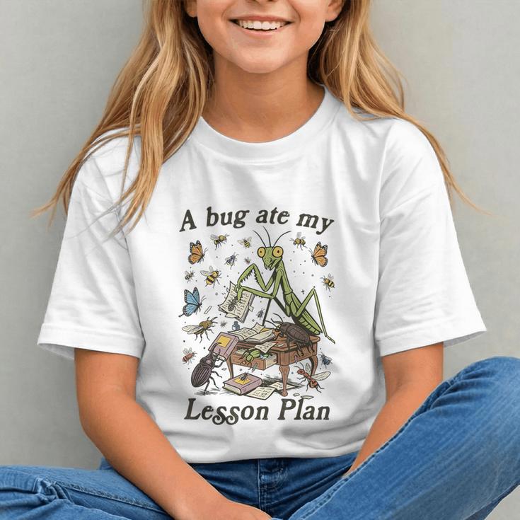 A Bug Ate My Lesson Plan! Back to School Youth T-Shirt