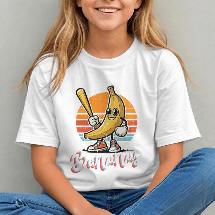 Bananas Baseball Sunset Retro Fruit Sports Boys Kids Men Premium Tri-Blend Graphic Youth Bananas Baseball Sunset Retro Fruit Sports Boys Kids Men Premium Tri-Blend Graphic Youth