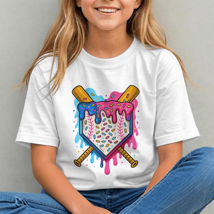 Baseball Boys Ice Cream Drip Baseball Graphic Youth Baseball Boys Ice Cream Drip Baseball Graphic Youth