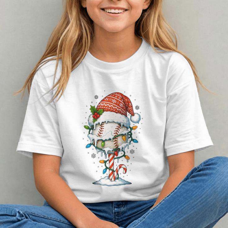 Baseball Christmas Ball Hat Snow Winter Premium Tri-Blend Graphic Youth Baseball Christmas Ball Hat Snow Winter Premium Tri-Blend Graphic Youth