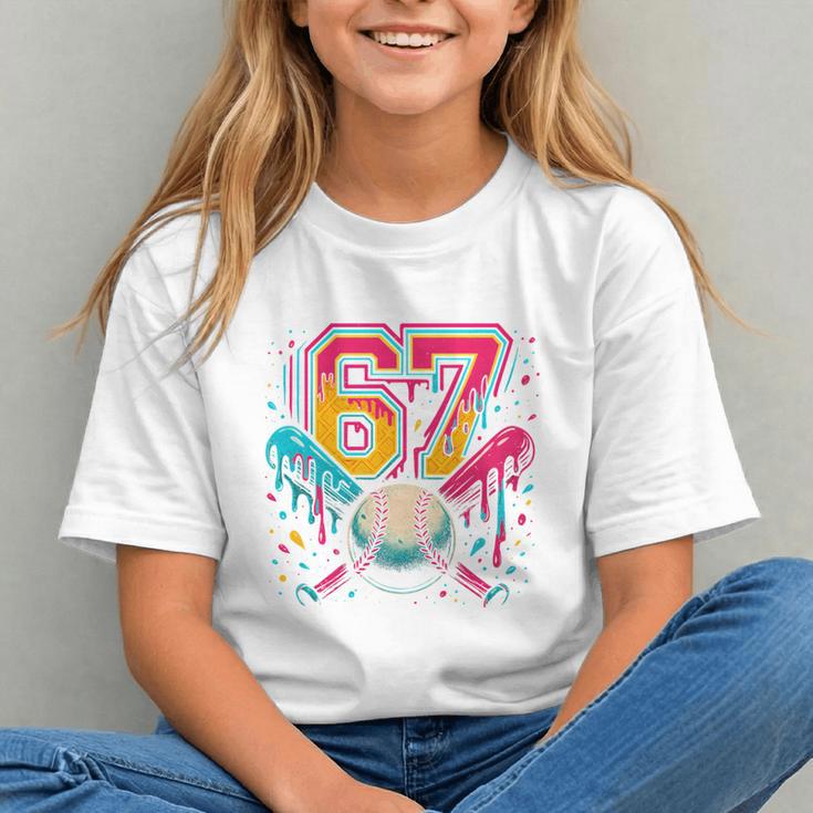 Baseball Drip 6 7 Number 67 Six Seven Meme Boys Kids Graphic Youth Baseball Drip 6 7 Number 67 Six Seven Meme Boys Kids Graphic Youth