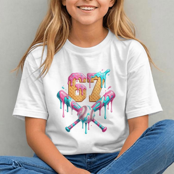 Baseball Drip 67 Six Seven Number 67 Player 67th Birthday Graphic Youth Baseball Drip 67 Six Seven Number 67 Player 67th Birthday Graphic Youth