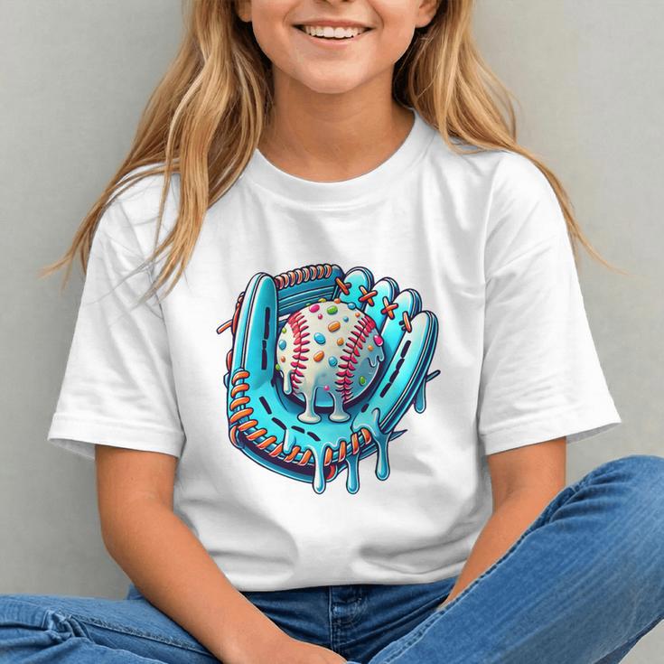 Baseball Drip Ice Cream Sprinkles Baseball Player Premium Tri-Blend Graphic Youth Baseball Drip Ice Cream Sprinkles Baseball Player Premium Tri-Blend Graphic Youth