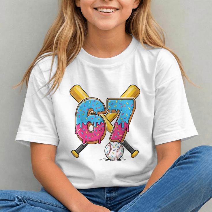 Baseball Drip Number 67 Player 67th Birthday Meme Gen Alpha Graphic Youth